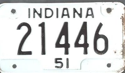 how much are motorcycle plates in indiana